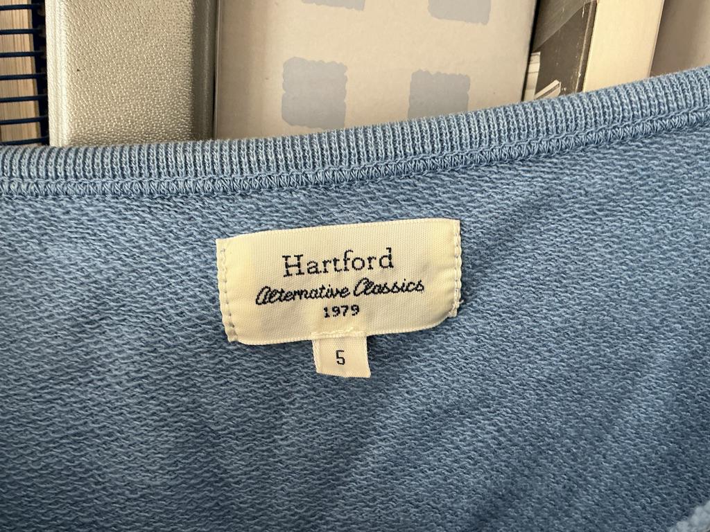 Hartford katoenen lentetrui met lange mouw, Maat 38/40 (M), Blauw, Ophalen of Verzenden, Lange mouw