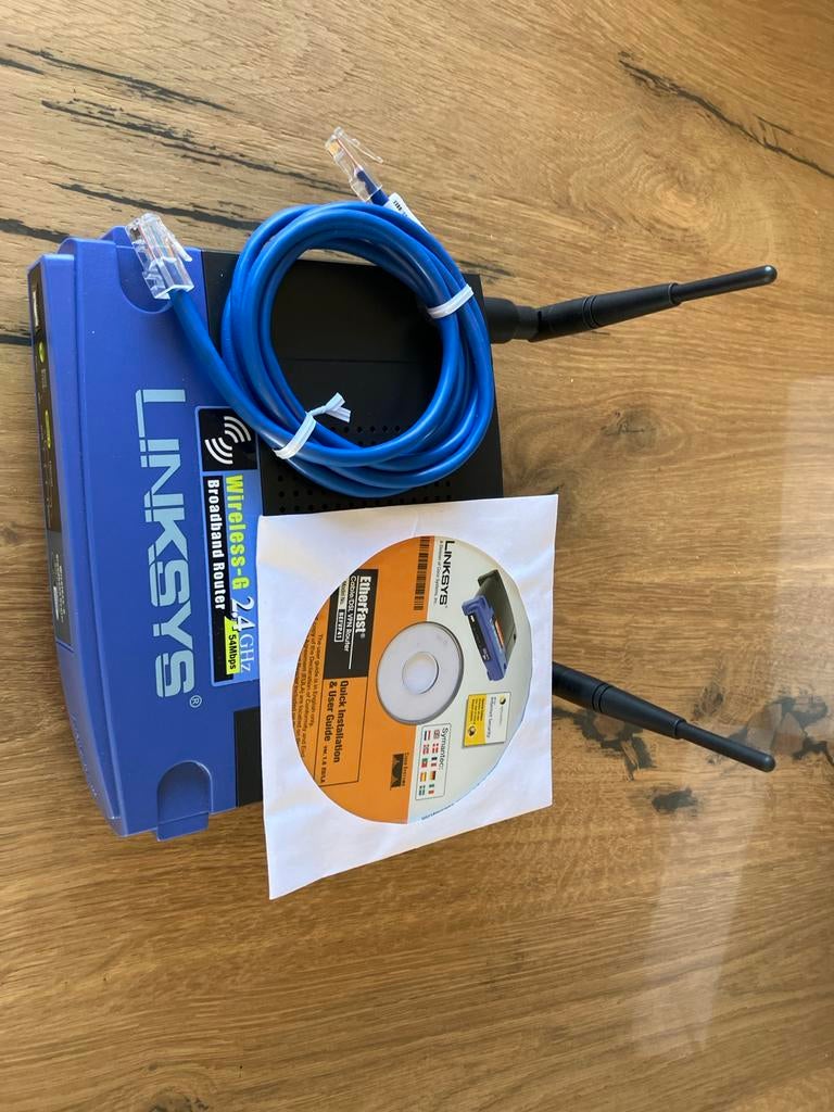 Linksys Wireless-G 2.4GHz Broadband Router, Ophalen of Verzenden, Gebruikt, Router
