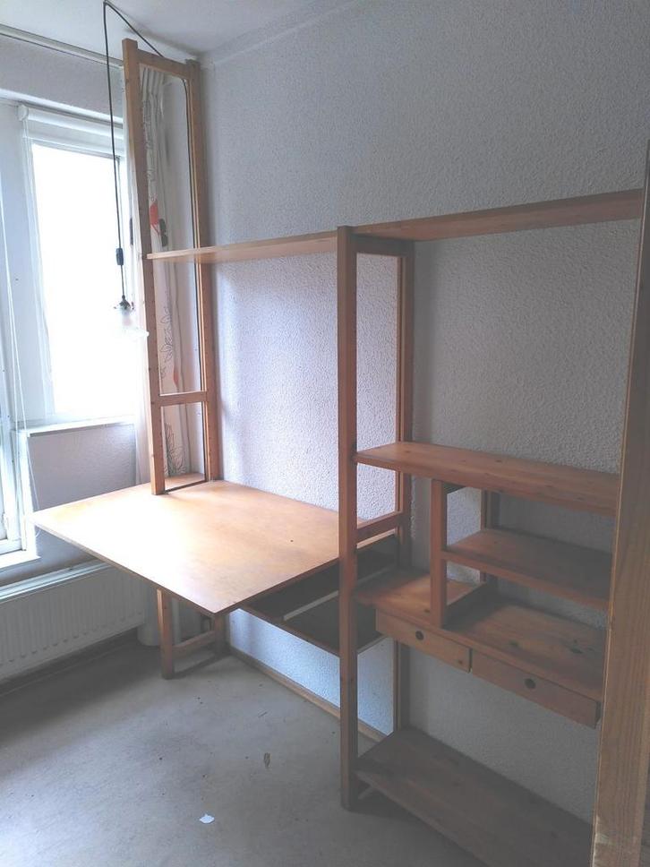 Lundia kast / maat 199x30x238cm  / Deventer, Huis en Inrichting, Slaapkamer | Stapelbedden en Hoogslapers, Gebruikt, Hoogslaper