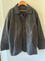 leren herenjas, Ophalen, Gedragen, Maat 56/58 (XL), Grijs