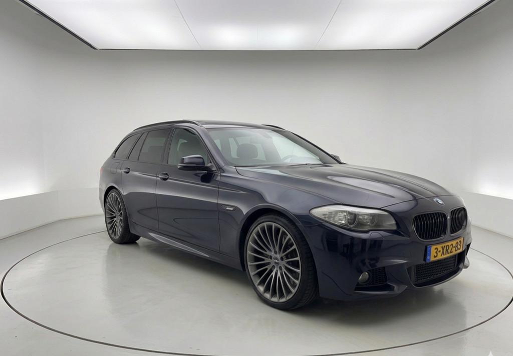 BMW 5-serie Touring 535d High Ex PANO HUD M PAKKET 360 CAMER, Auto's, BMW, Automaat, Euro 5, Achterwielaandrijving, Gebruikt