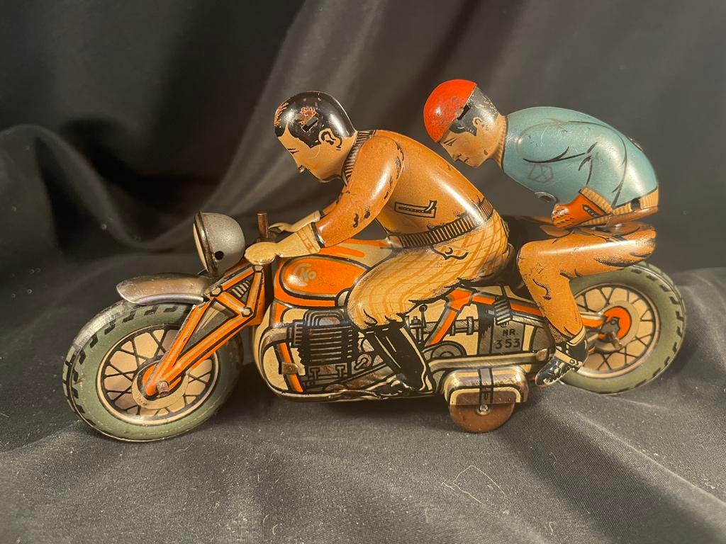 Blikken motorfiets CKO Kellerman, Antiek en Kunst, Antiek | Speelgoed, Ophalen of Verzenden