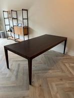 Hulshoff Design eettafel walnoot (210x100cm), Ophalen, Gebruikt, 200 cm of meer, 50 tot 100 cm