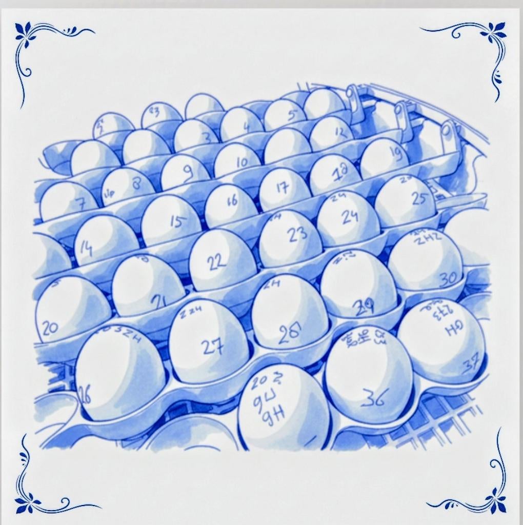 Friese Geelwitpel en Zilverpel broedeieren, Dieren en Toebehoren, Pluimvee, Geslacht onbekend, Kip