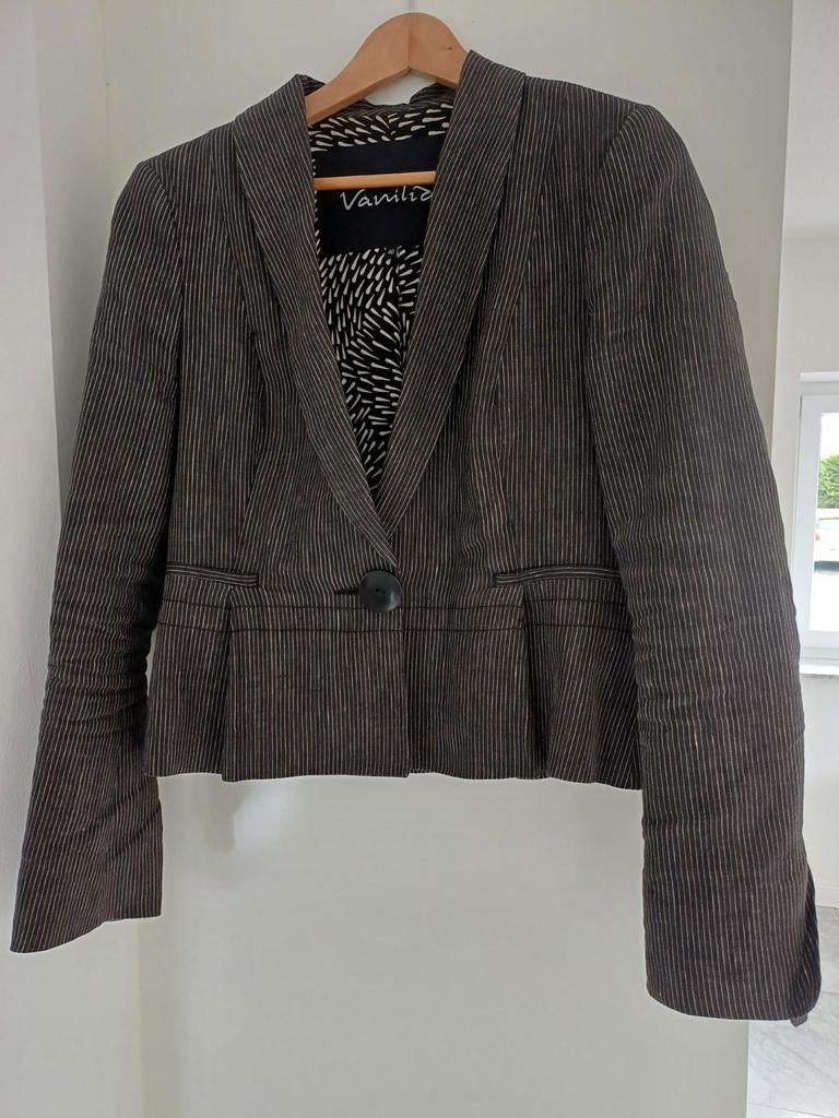 Vanilia jasje maat 40 nieuwstaat, Maat 38/40 (M), Vanilia, Zwart, Ophalen of Verzenden