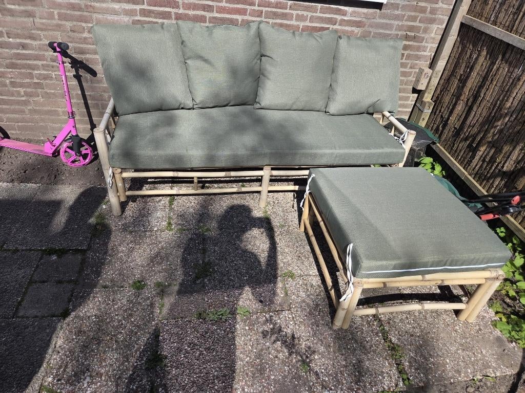 Bamboe tuinset, Tuin en Terras, Ophalen of Verzenden, Gebruikt, Overige materialen