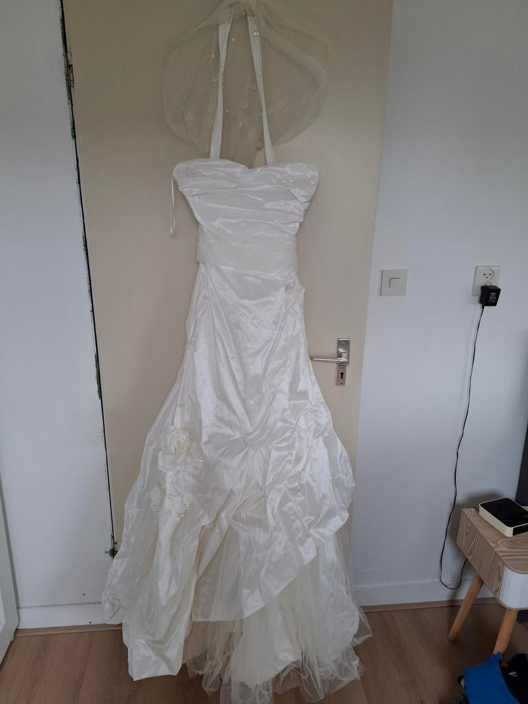 Trouwjurk Rembo Styling, Kleding | Dames, Trouwkleding en Trouwaccessoires, Ophalen of Verzenden, Zo goed als nieuw, Wit, Trouwjurk