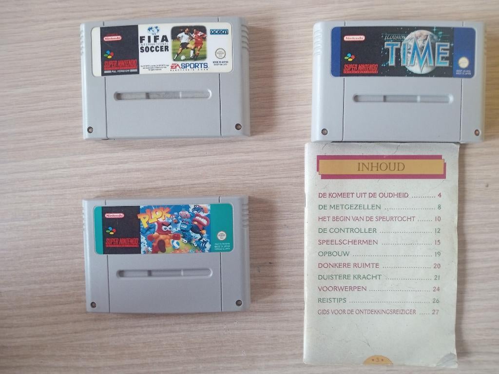 SNES spellen games lotje, Avontuur en Actie, Gebruikt, 1 speler, Ophalen of Verzenden