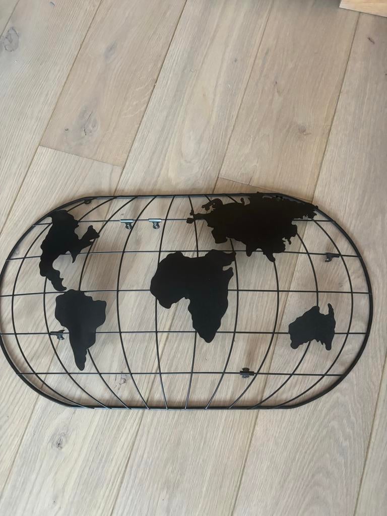 Fotogrid wereldbol met clipjes, Ophalen, Minder dan 50 cm, Gebruikt, 50 tot 75 cm