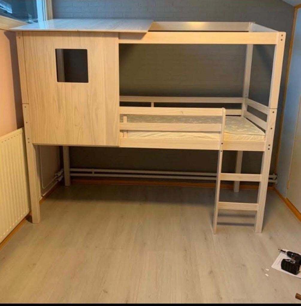 Gratis: halfhoogslaper, Kinderen en Baby's, Kinderkamer | Stapelbedden en Hoogslapers, Ophalen, Gebruikt, Halfhoogslaper