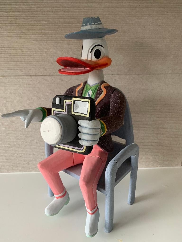 Leuke grote grappige eend (lijkt Donald Duck), Verzamelen, Beelden en Beeldjes, Ophalen, Zo goed als nieuw, Dier