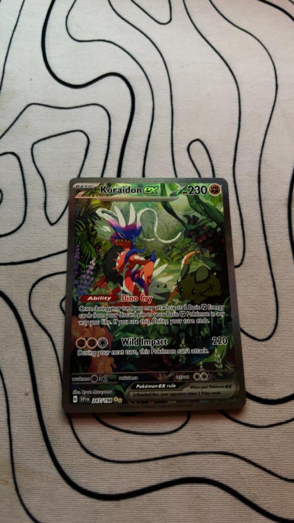 Koraidon EX, Ophalen, Zo goed als nieuw, Losse kaart, Foil