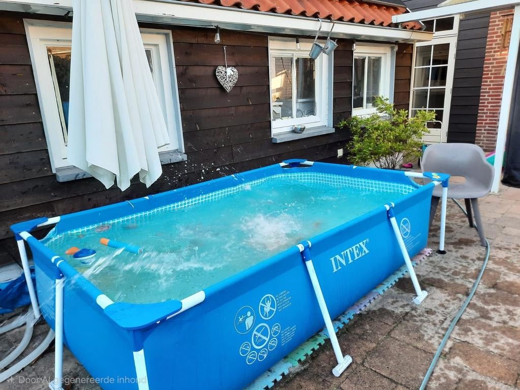 Intex Metal Frame zwembad 260 x 160 x 65 cm, Tuin en Terras, Zwembaden, Ophalen, Minder dan 80 cm, Minder dan 200 cm, Opzetzwembad