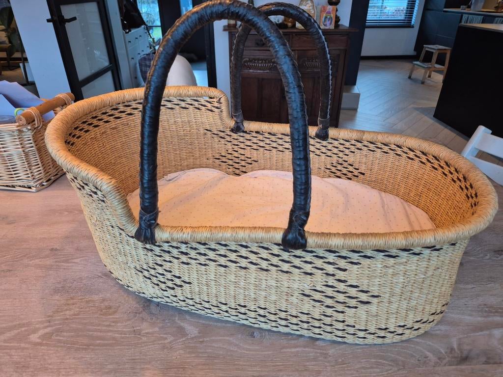 Mozes mand Petit Filippe voor baby, Ophalen of Verzenden, Zo goed als nieuw, Wieg