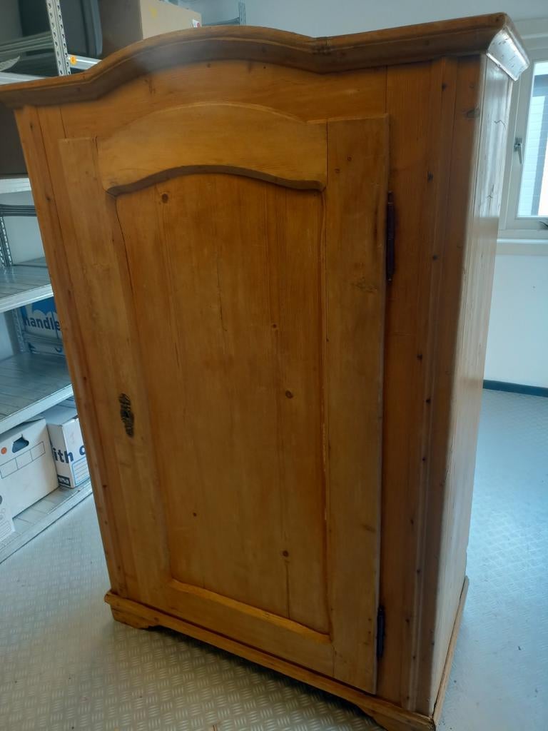Massief houten kast – landelijke / brocante stijl, Huis en Inrichting, Kasten | Computermeubels, Ophalen, Gebruikt, 70 tot 120 cm