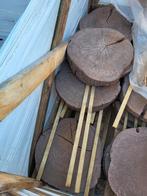 nog maar 84 st Nieuw flagstone staptegel boomstam rond steen, Ophalen, Nieuw, Terrastegels, Natuursteen