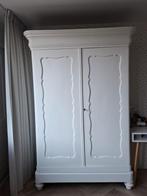 Biedermeier kast - wit, Gebruikt, Antiek, Landelijk, 150 tot 200 cm, 25 tot 50 cm