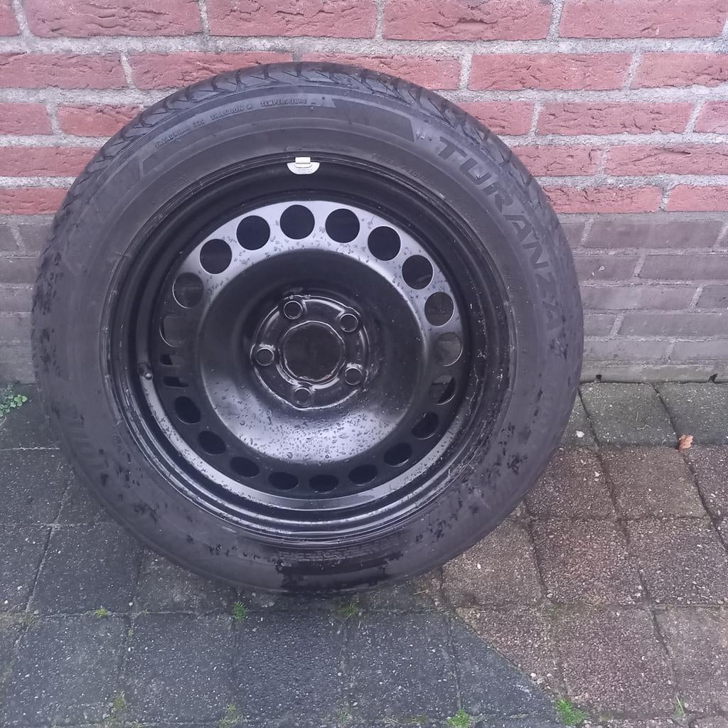 Reservewiel 17 Inch 255/55 - Nieuwe velg, gebruikte band, Ophalen of Verzenden, Gebruikt