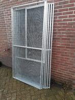 6 stuks voliere panelen te koop, Dieren en Toebehoren, Vogels | Hokken en Kooien, Ophalen of Verzenden, Zo goed als nieuw, Aluminium