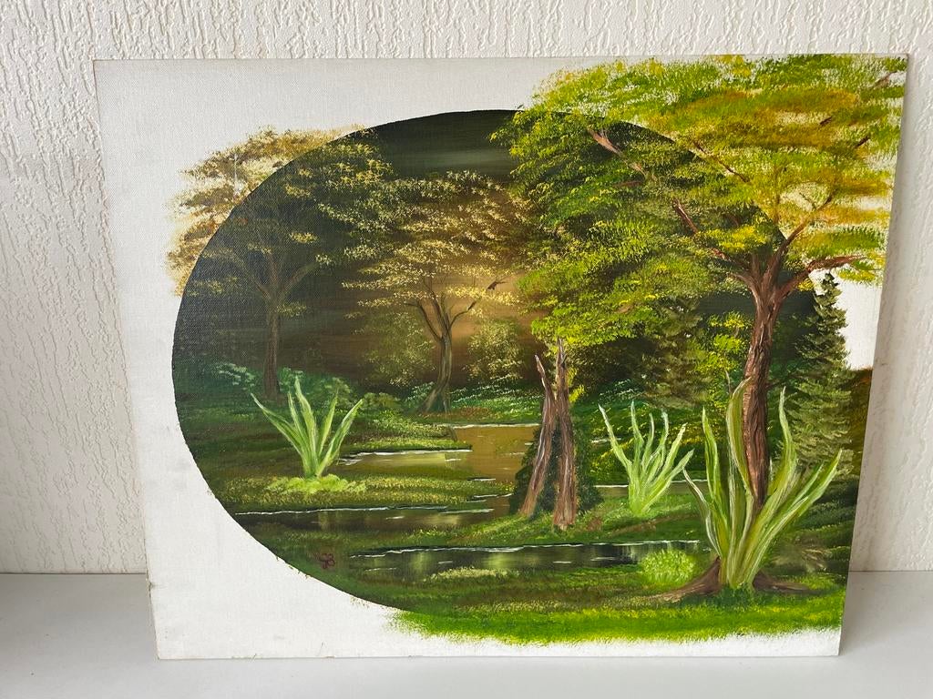 Schilderij Het Verzonken Moeras Gerda Slingerland, Antiek en Kunst, Ophalen