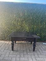 Antieke Salontafel met Lade - Donker Hout, Huis en Inrichting, Tafels | Salontafels, Gebruikt, Vierkant, Minder dan 50 cm, Overige houtsoorten