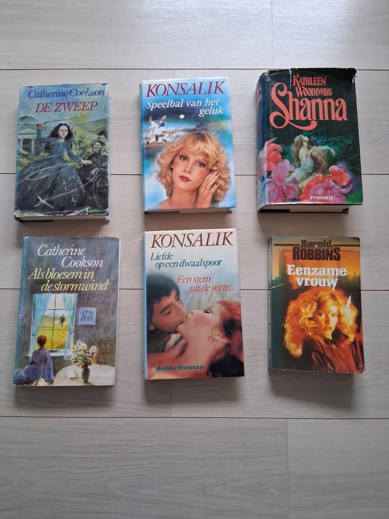 6 boeken, van o.a Catherine Cooksen en Konsalik, Ophalen of Verzenden, Gelezen
