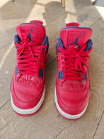 Nike Air Jordan 4 Retro 'FIBA' sneakers rood/blauw, Ophalen, Blauw, Nike Air Jordan, Sneakers of Gympen