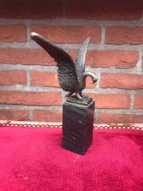 bronzen beeldje van een zwaan, Ophalen of Verzenden, Brons