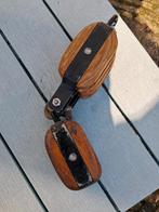 Houten Katrol Blokken - Klassieke Scheepsbeslag, Ophalen of Verzenden