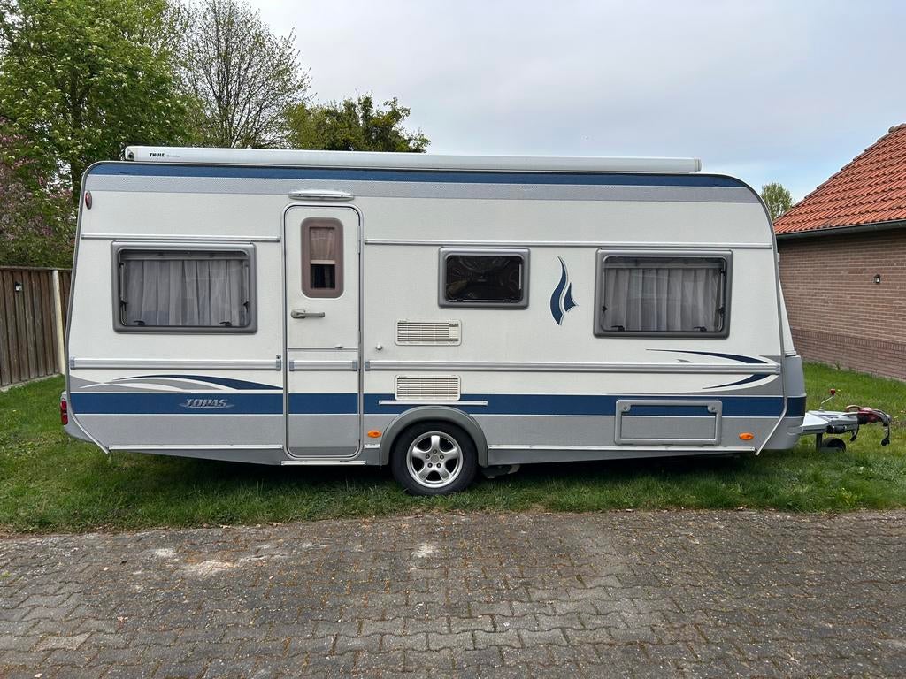 Fendt topas 490 TF 2004 met airco en mover, Rondzit, Dwarsbed, Particulier, Luifel