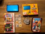 Nintendo 3DS XL + 10 games + oplader + doos compleet pakket, Ophalen, Gebruikt, Blauw, 3DS