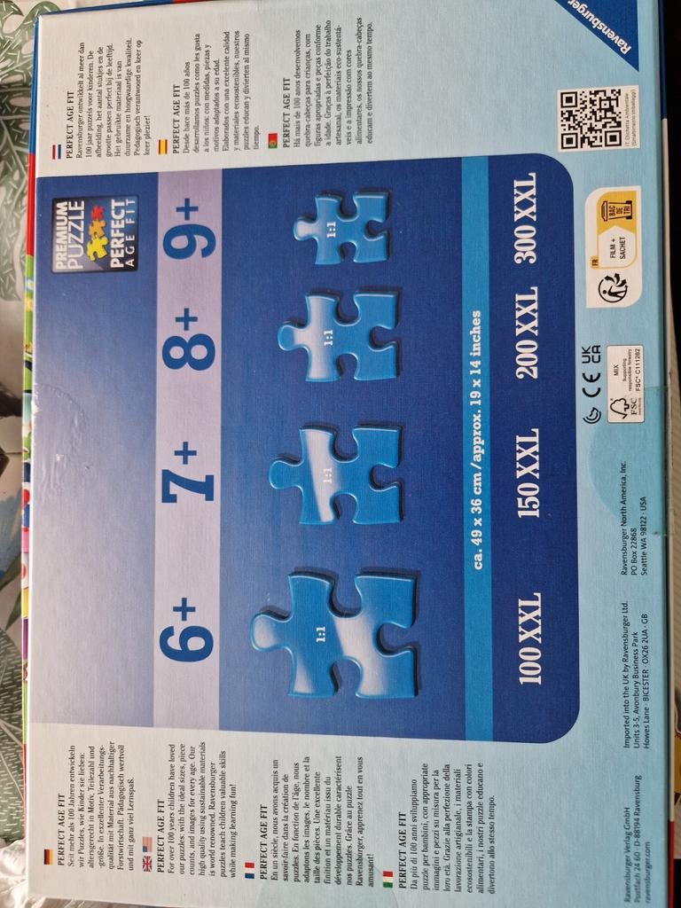 Ravensburger Super Mario Puzzel 200 XXL - Compleet & Stevig, Ophalen of Verzenden, Meer dan 50 stukjes, Zo goed als nieuw, 6 jaar of ouder