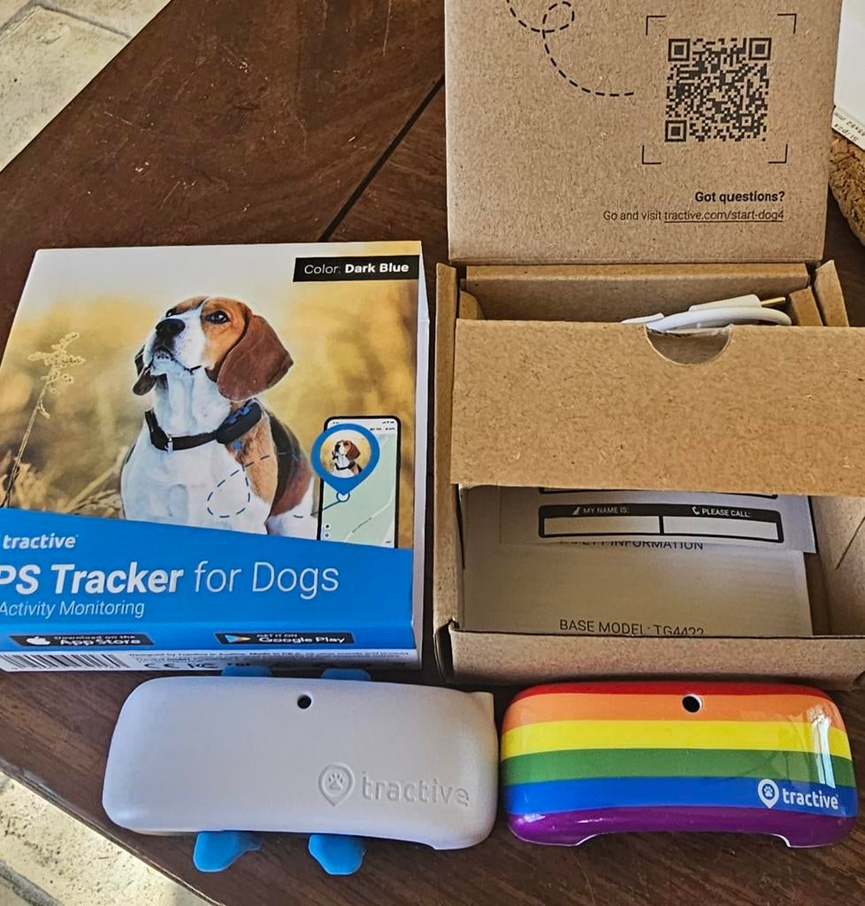 GPS tracker van Tractive, Dieren en Toebehoren, Honden-accessoires, Ophalen of Verzenden, Zo goed als nieuw