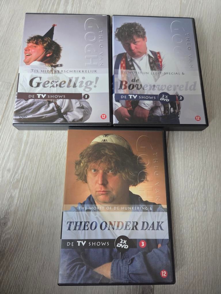Theo van Gogh - Complete serie 1 tm 3 / De tv shows, Cd's en Dvd's, Alle leeftijden, Ophalen of Verzenden, Zo goed als nieuw, Komedie