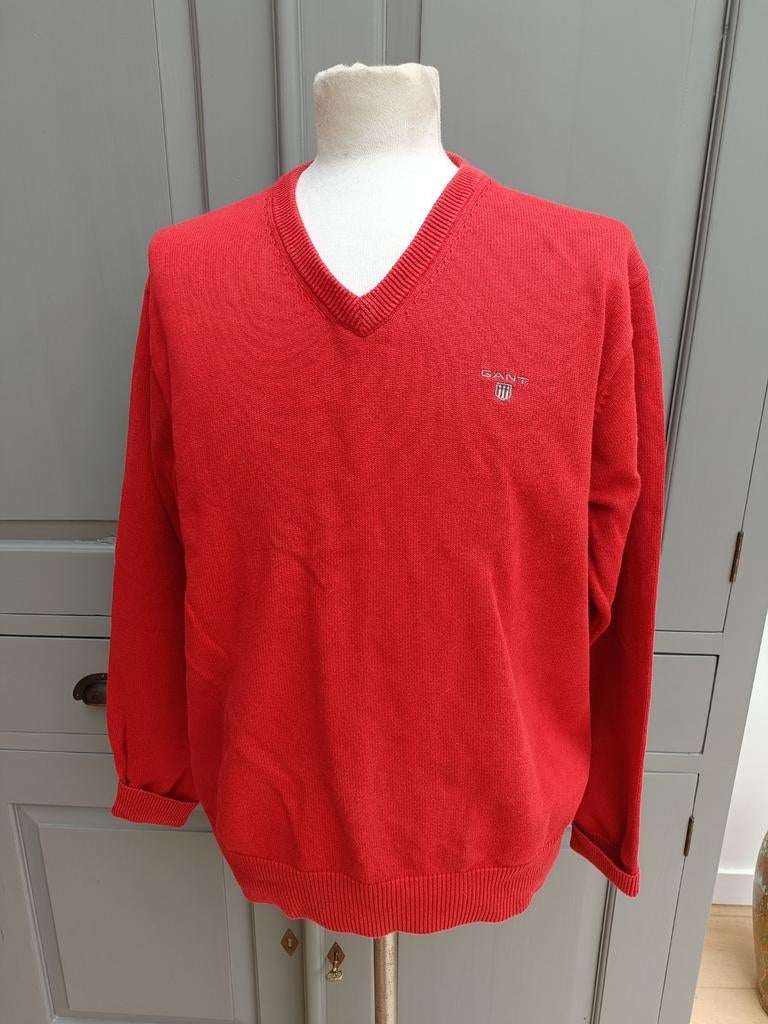 Gant trui maat M rood, Kleding | Heren, Truien en Vesten, Ophalen of Verzenden, Zo goed als nieuw, Maat 52/54 (L), Rood