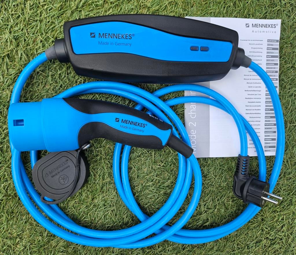 Mennekes universele thuislader 13A 4m laadkabel type 2, Auto diversen, Laadpalen, Laadkabel, Ophalen of Verzenden