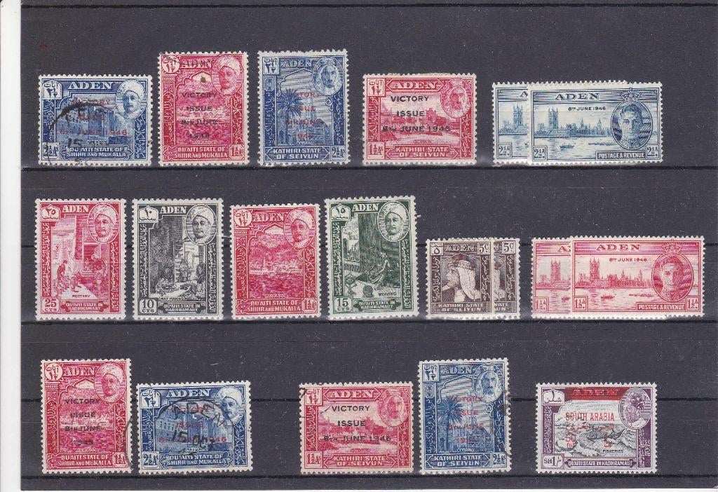 154. Aden div., Ophalen of Verzenden, Postfris, Midden-Oosten