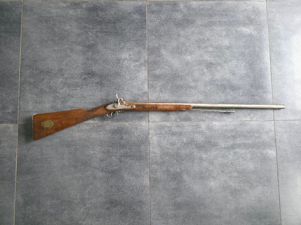 Antiek Voorlaadgeweer (ca. 1850) - Onklaar Decoratie, Ophalen of Verzenden