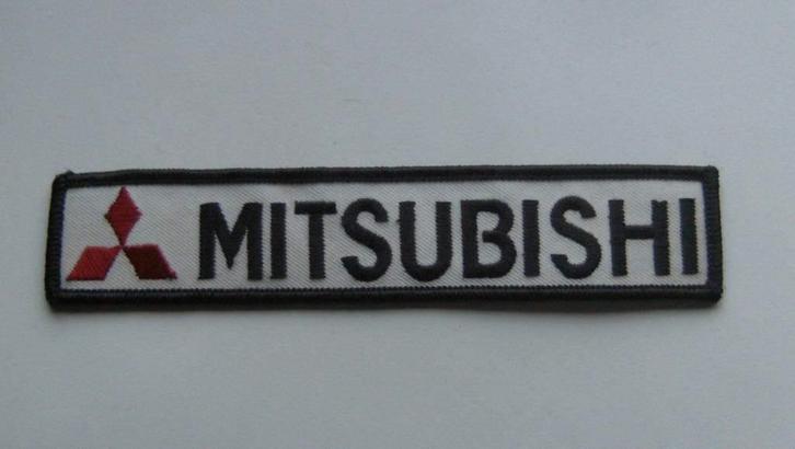 Mitsubishi patch badge opnaai embleem, Verzamelen, Automerken, Motoren en Formule 1, Nieuw, Auto's, Verzenden