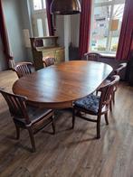 Partij meubels, tafels, stoelen, openhaard, kroonluchter, Ophalen, Gebruikt, 8 stoelen of meer