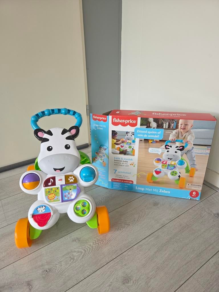 Fisher-Price Loop Met Mij Zebra, Ophalen of Verzenden, Nieuw, Overige typen, Met licht