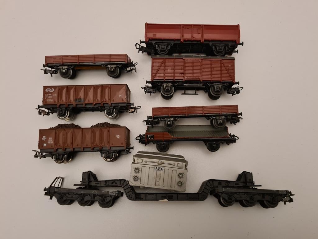 Marklin piko loop of sloop wagons, Hobby en Vrije tijd, Wisselstroom, Gebruikt, Wagon, Piko