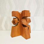 Zweedse Kandelaar Leif Tollefsen, met harten retro brocante, Ophalen of Verzenden, Zo goed als nieuw, X, Hout