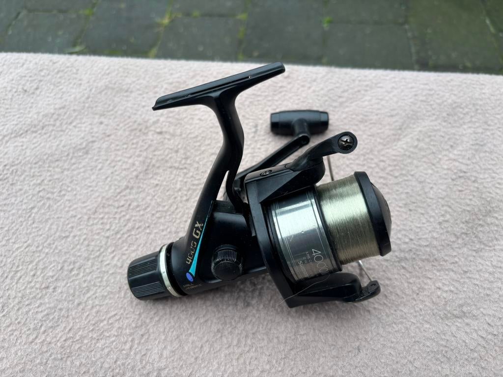Shimano gx 4000 molen, Watersport en Boten, Hengelsport | Karpervissen, Ophalen of Verzenden, Gebruikt, Molen