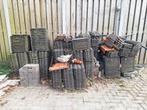 Dakpannen partij nokvorsten gevelpannen, Ophalen, Gebruikt, Steen of Klei, 15 m² of meer