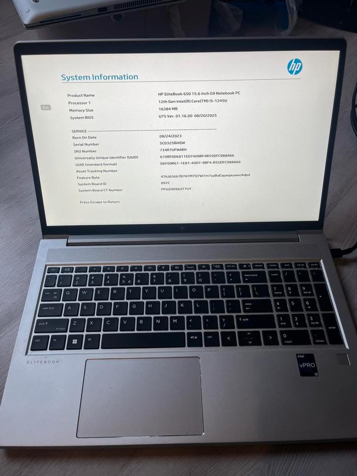 HP ProBook 650 G9 – Snel en netjes, Computers en Software, Windows Laptops, Zo goed als nieuw, 15 inch, SSD, 2 tot 3 Ghz, Ophalen