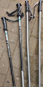 Skischoenen en stokken, Ophalen, Gebruikt, Schoenen