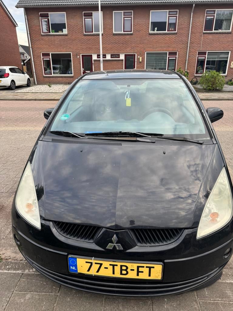 Mitsubishi Colt 1.3 Mivec CZ3 2006 Zwart, Auto's, Voorwielaandrijving, Origineel Nederlands, Particulier, 500 kg