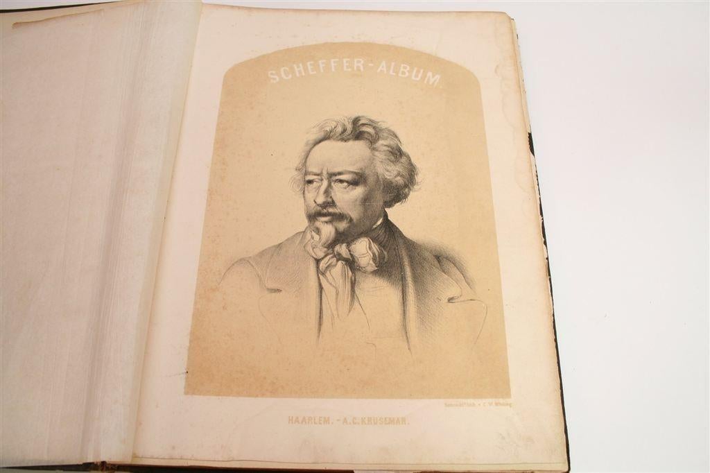 Pracht-Album van Ary Scheffer [1880] — Met 11 Grote Platen, Antiek en Kunst, Ophalen of Verzenden