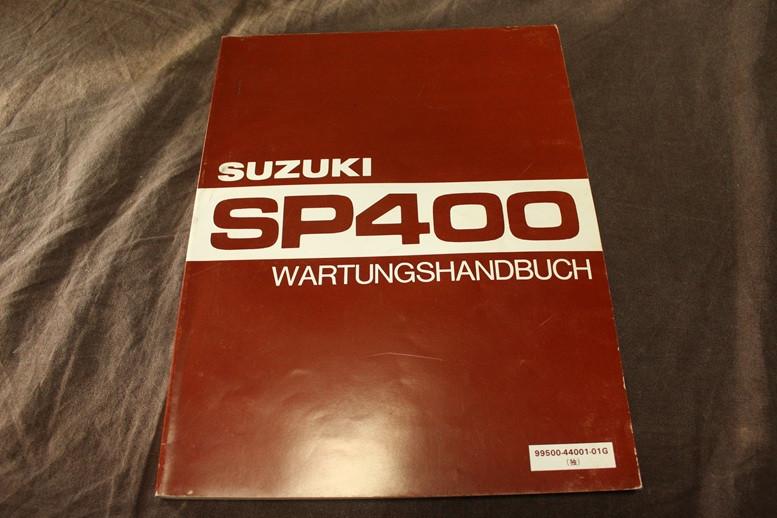 Suzuki SP400 wartungs handbuch duits handboek DR400 GN400, Ophalen of Verzenden, Suzuki